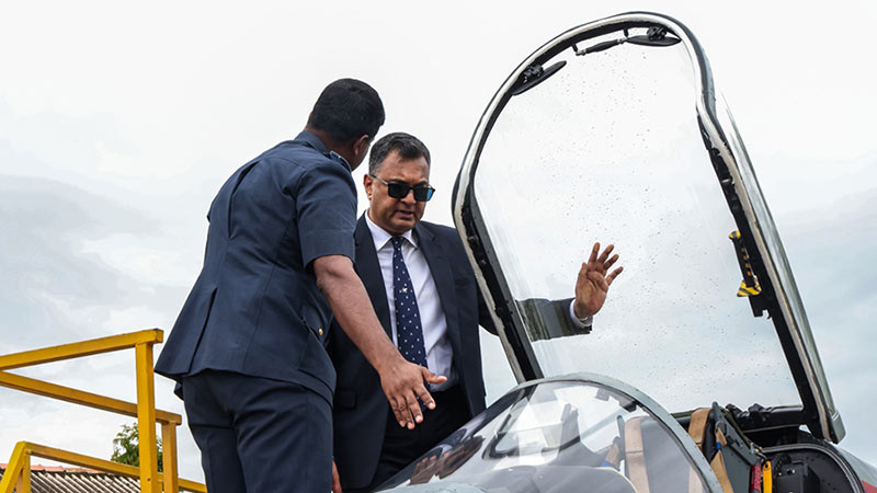 Sri Lanka Air Force unveils upgraded Kfir C12