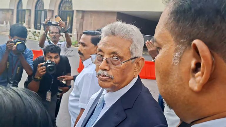 Former Sri Lanka President Gotabaya Rajapaksa