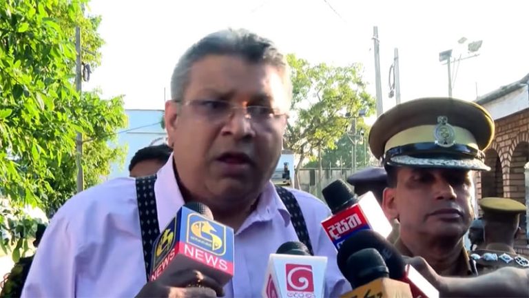 Justice Minister Harshana Nanayakkara