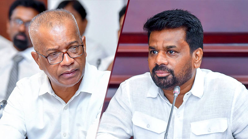 Minister K.D. Lal Kantha and Sri Lanka President Anura Kumara Dissanayake