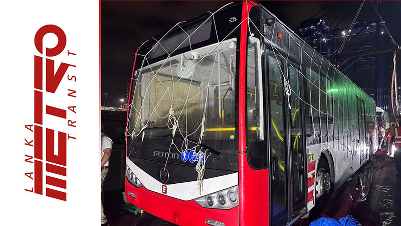 Sri Lanka receives 104 new Metro buses to improve public transport