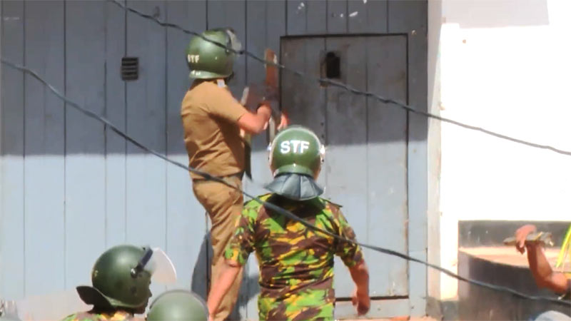 Fresh unrest erupts again at Negombo Prison
