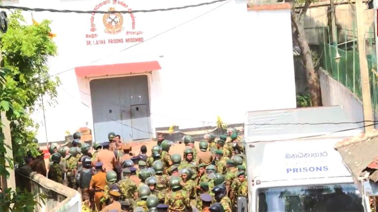 Fresh unrest erupts again at Negombo Prison