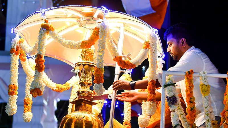 Sri Lanka President Anura Kumara Dissanayake attends final grand procession of 2026 Kataragama Esala Perahera
