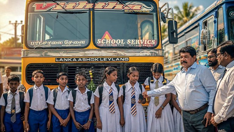 Sri Lanka launches first digitally enabled Sisu Seriya school bus service