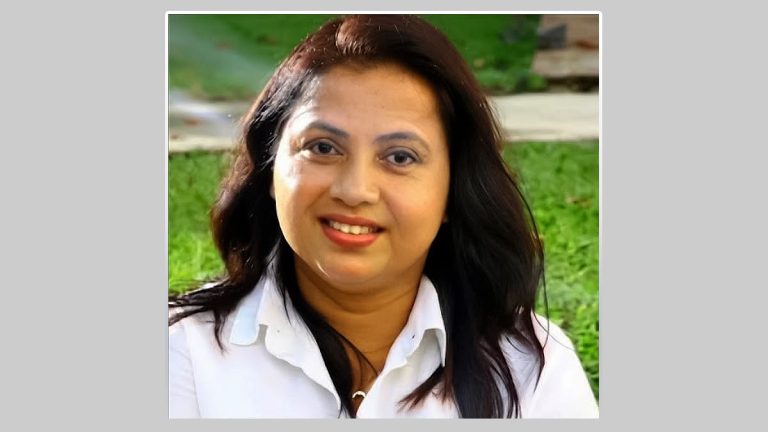 Deshani Gunaratne, wife of former Minister Jagath Pushpakumara