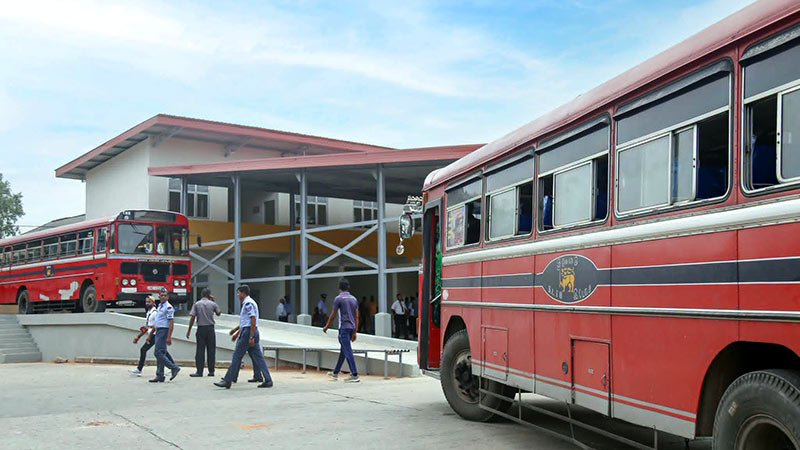 New infrastructure at the SLTB Engineering Division of the Pettah Central Bus Stand