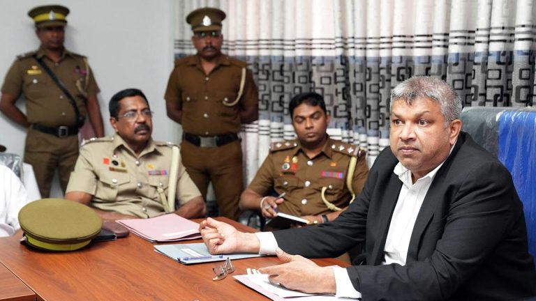 Justice Minister Harshana Nanayakkara discusses prison emergency response mechanism with Jaffna Prison officials