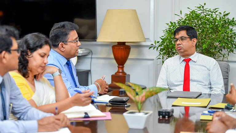 Sri Lanka Post modernisation discussion at the Presidential Secretariat in Colombo