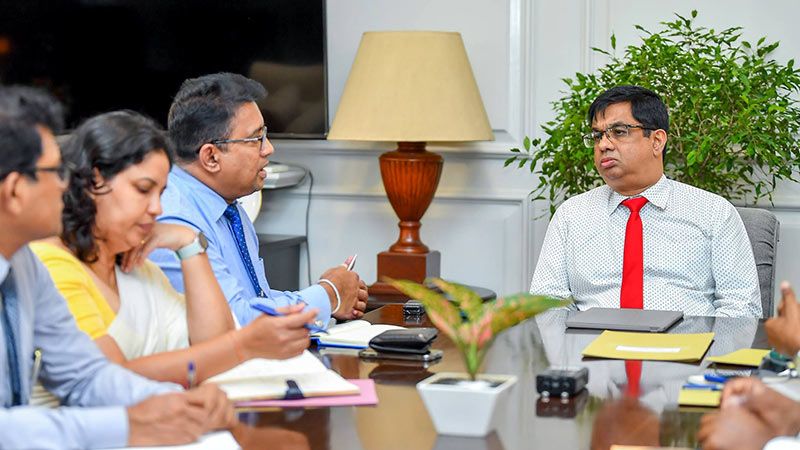 Sri Lanka Post modernisation discussion at the Presidential Secretariat in Colombo