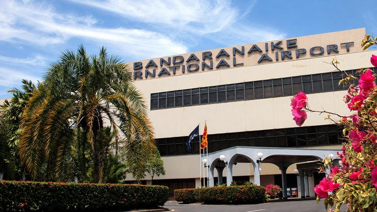 Bandaranaike International Airport in Sri Lanka