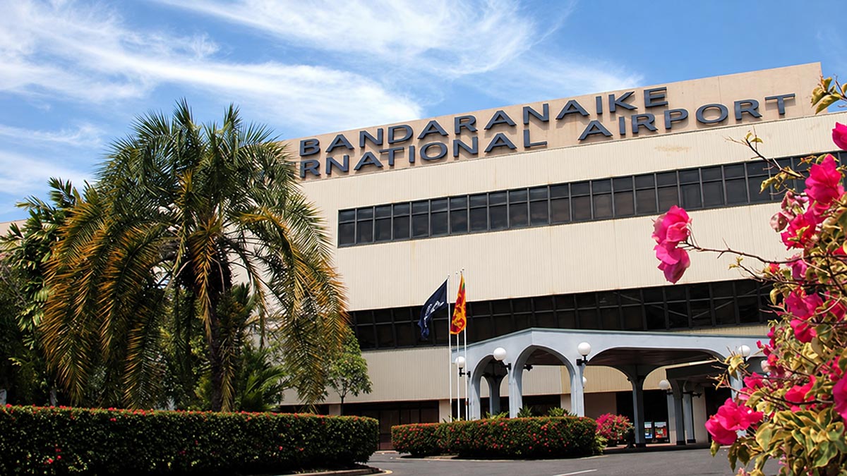 Bandaranaike International Airport in Sri Lanka