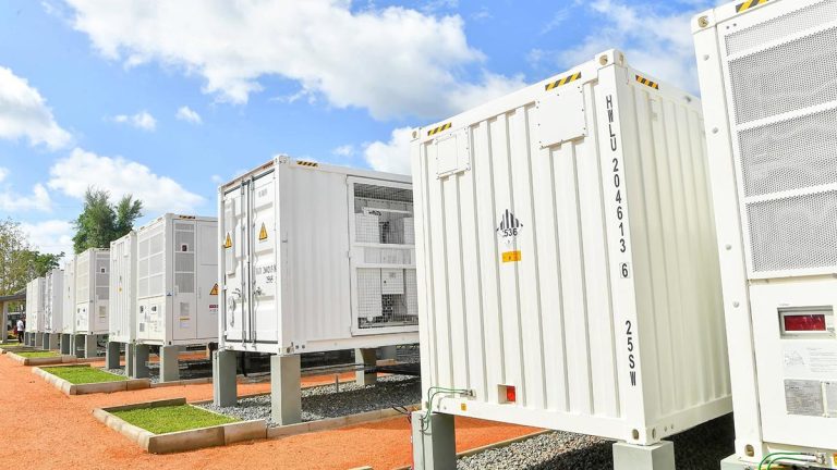 Battery energy storage system in Anuradhapura connected to Sri Lanka’s national electricity grid