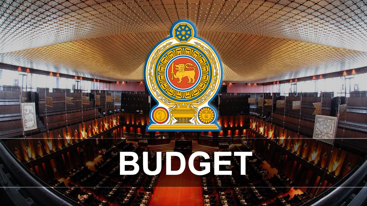 Budget in Sri Lanka Parliament
