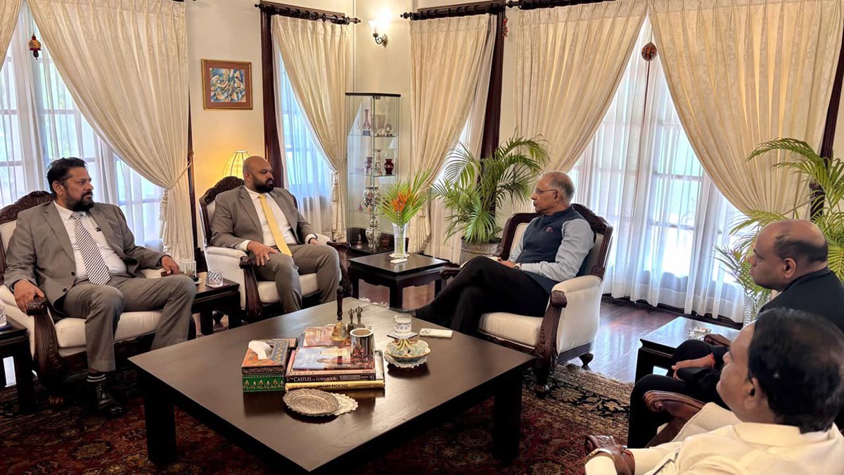 ITAK MPs meet Indian High Commissioner Santosh Jha over efforts to secure Sivarasa Anojan's release