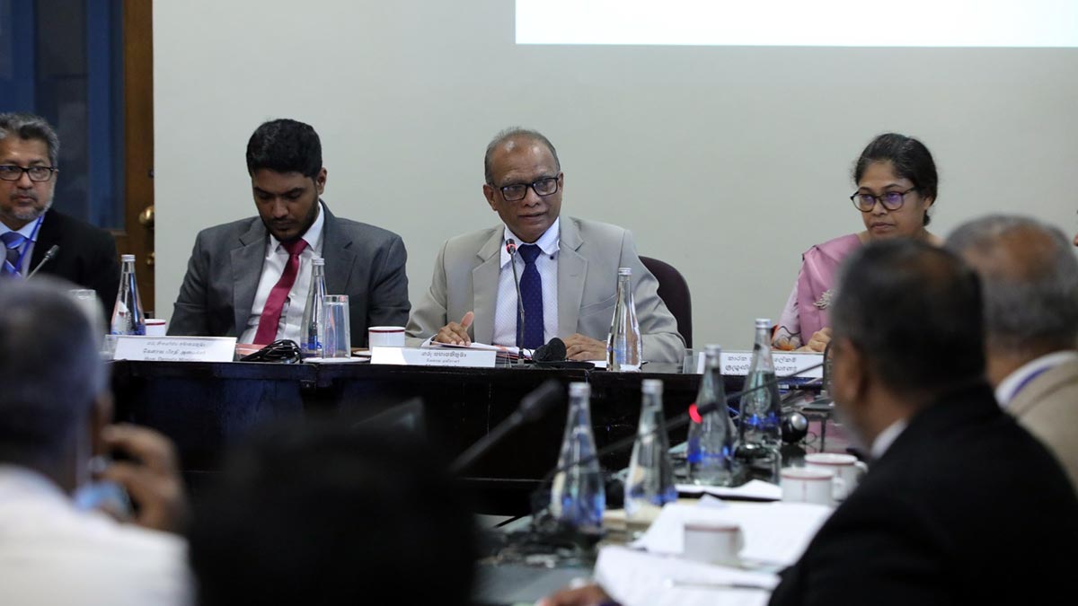 Ministerial Consultative Committee on Energy meeting held at the Parliament of Sri Lanka