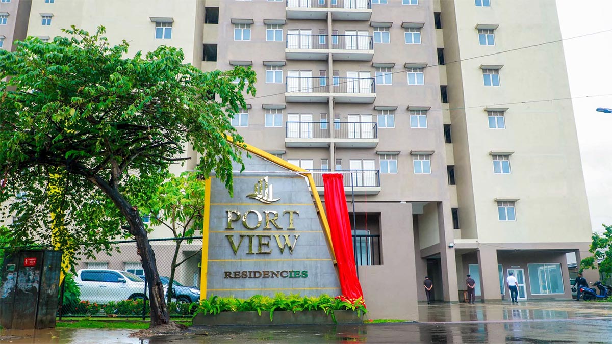 Port View Residencies apartment complex in Grandpass, Colombo, Sri Lanka