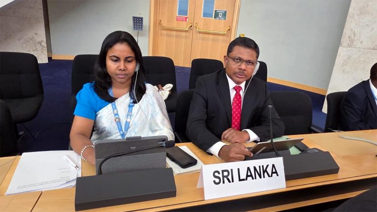 Sri Lanka’s Permanent Representative to the UN in Geneva Sumith Dassanayake addressing the 63rd Session of the UN Human Rights CouncilSri Lanka’s Permanent Representative to the UN in Geneva Sumith Dassanayake addressing the 63rd Session of the UN Human Rights Council