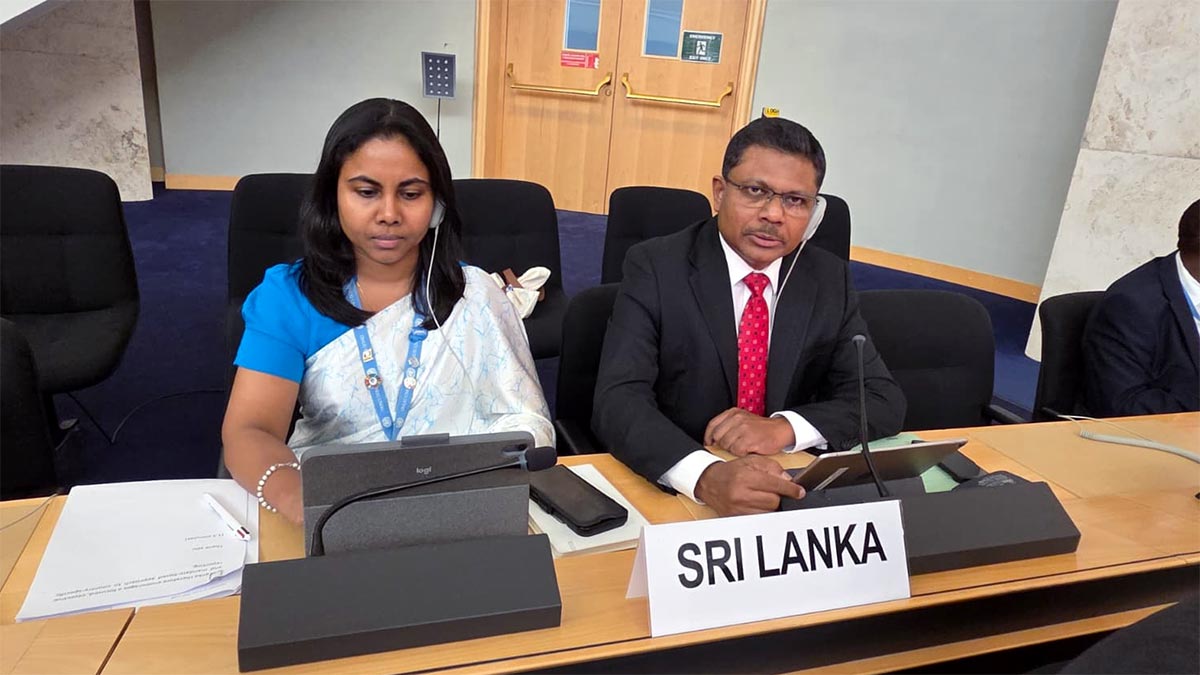 Sri Lanka’s Permanent Representative to the UN in Geneva Sumith Dassanayake addressing the 63rd Session of the UN Human Rights CouncilSri Lanka’s Permanent Representative to the UN in Geneva Sumith Dassanayake addressing the 63rd Session of the UN Human Rights Council