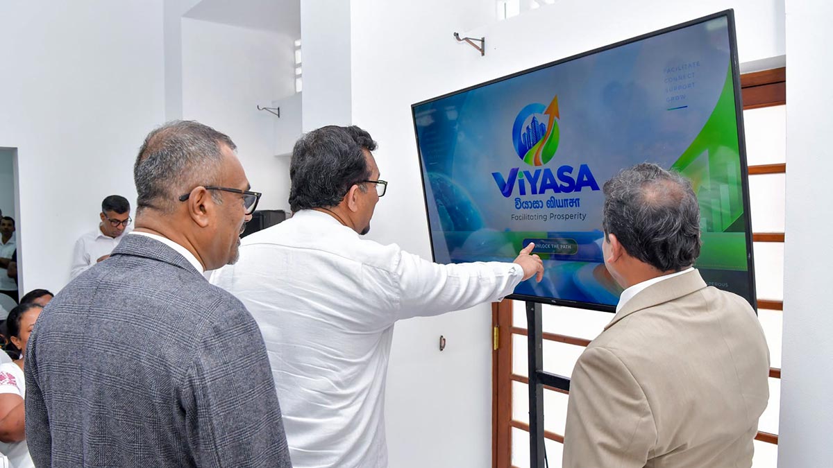Sri Lanka opens 'ViYASA' centre to fast-track business and investment approvals