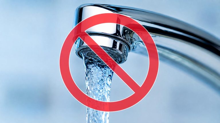 Water cut and supply interruption