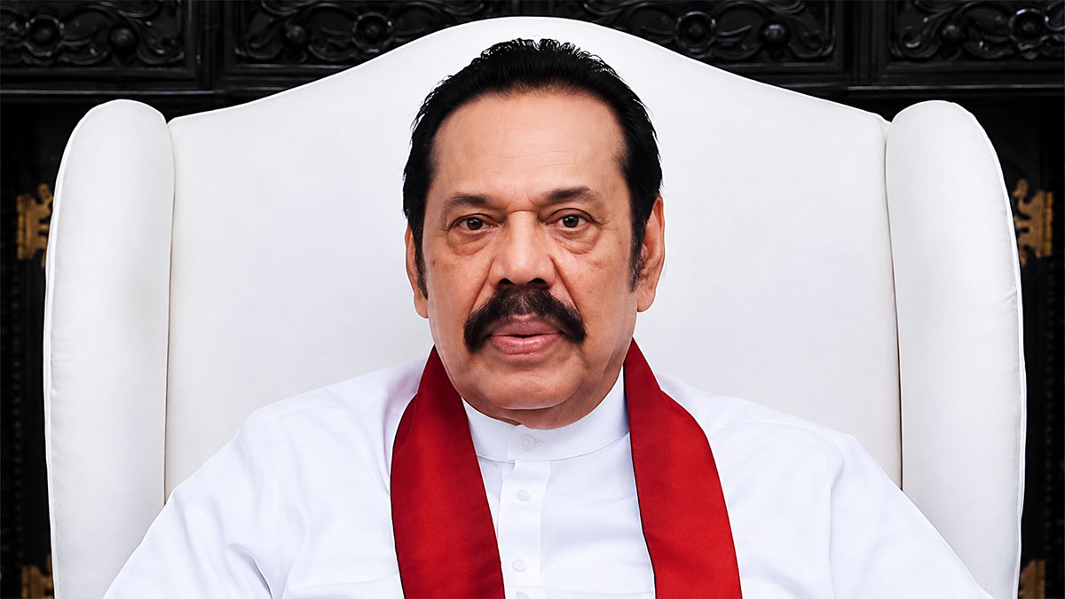 Former Sri Lankan President Mahinda Rajapaksa