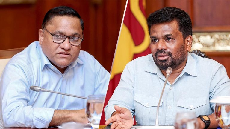 Minister Vijitha Herath and President Anura Kumara Dissanayake
