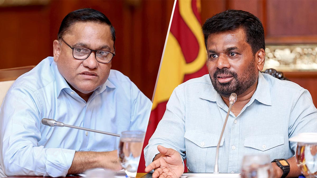 Minister Vijitha Herath and President Anura Kumara Dissanayake